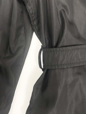 Prada 90s nylon belted coat — JAMES VELORIA